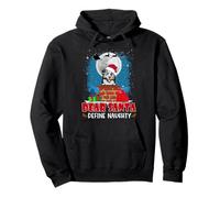 Dear Santa Define Naughty Australian Shepherd Dog Christmas Felpa con Cappuccio