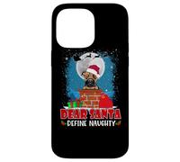 Dear Santa Define Naughty Boxer Dog Funny Christmas Custodia per iPhone 14 Pro Max