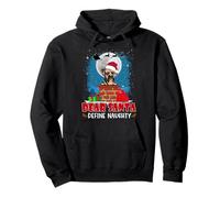 Dear Santa Define Naughty Boxer Dog Funny Christmas Felpa con Cappuccio