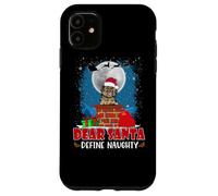 Dear Santa Define Naughty Cairn Terrier Dog Funny Christmas Custodia per iPhone 11