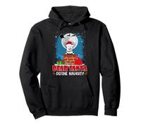 Dear Santa Define Naughty Finnish Lapphund Dog Christmas Felpa con Cappuccio