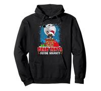 Dear Santa Define Naughty French Bulldog Dog Funny Christmas Felpa con Cappuccio