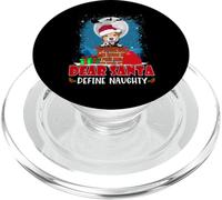 Dear Santa Define Naughty Jack Russell Terrier Dog Christmas PopSockets PopGrip per MagSafe
