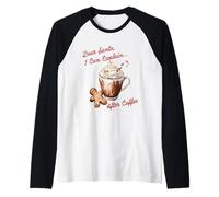 Dear Santa I Can Explain Coffee Maglia con Maniche Raglan