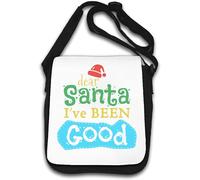 Dear Santa I Have Been Good - Borsa a tracolla bianca
