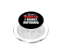 Dear Santa I Regret Nothing Funny Christmas Xmas PopSockets PopGrip per MagSafe