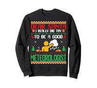 Dear Santa I Try to Be a Good Meteorologist Christmas Xmas Felpa