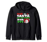 Dear Santa My Brother Did It - Buon Natale Felpa con Cappuccio