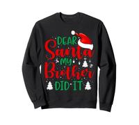 Dear Santa My Brother Did It Felpa