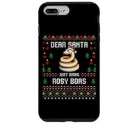 Dear Santa Rosy Boa Brutto Maglione Natale Serpente Pet Custodia per iPhone 7 Plus/8 Plus