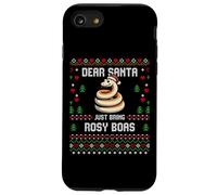 Dear Santa Rosy Boa Brutto Maglione Natale Serpente Pet Custodia per iPhone SE (2020) / 7/8