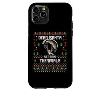 Dear Santa Thermals Parapendio Christmas Ugly Xmas Sweater Custodia per iPhone 11 Pro