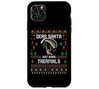 Dear Santa Thermals Parapendio Christmas Ugly Xmas Sweater Custodia per iPhone 11 Pro Max