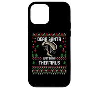 Dear Santa Thermals Parapendio Christmas Ugly Xmas Sweater Custodia per iPhone 12 mini