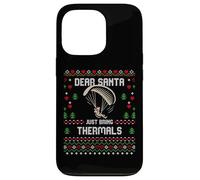 Dear Santa Thermals Parapendio Christmas Ugly Xmas Sweater Custodia per iPhone 13 Pro