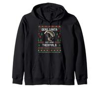 Dear Santa Thermals Parapendio Christmas Ugly Xmas Sweater Felpa con Cappuccio