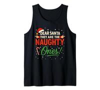 Dear Santa They Are The Naughty Ones! Funny Christmas Humor Canotta