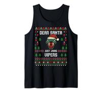 Dear Santa Vipers Brutto Maglione Natale Viper Snakes Canotta