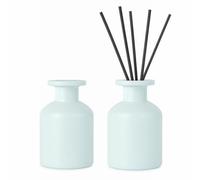 DEARBAG 2 PCS Bottiglie di Diffusore Nero Vetro Vuote per Diffusori, 150ML Flaconi per Diffusore in Vetro, Contenitore per Oli Essenziali Aromaterapia Vaso Fragranze per la Casa (Blu)