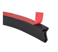 DEARBAG Barriera Doccia Ferma Acqua, Silicone Doccia per Barriera Stop Acqua Soglia, Soglia Doccia Silicone Doccia Autoadesivo Box Doccia Pieghevole Guarnizioni Box Doccia Vasca (1M, Nero)
