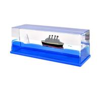 DEARBAG Nave da Crociera Fluid Drift Bottiglia, Acrilico Titanic Cruise Ship Fluid Drift Bottle, Non Affondare Mai La Decorazione della Nave A Deriva Fluid, Sollievo dello Stress, per Decorazione (D)