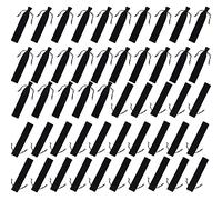 DEARBORN 100 pz sacchetto penna velluto nero coulisse borsa singola portapenne imballaggio per scuola ufficio regalo aziendale
