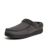 Dearfoams Brendan Indoor/Outdoor Breathable Memory Foam Clog House Shoe with Wide Widths, Pantofole Uomo, Pavement, Medium