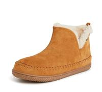 Dearfoams Brixen - Pantofole da uomo in memory foam, per interni ed esterni, per campeggio alpino, accoglienti, Whisky., 8-9