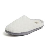 Dearfoams Leslie - Zoccoli da donna lavabili in memory foam con ampia larghezza, mussola, 9-10 US