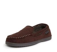 Dearfoams Mocassino con Punto Frusta, Pantofole Uomo