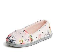 Dearfoams Rebecca - Pantofola da donna in microfibra con chiusura posteriore, rosa (rosa cipria), XX-Large