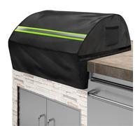 DearHoHo Copertura per griglia integrata per Hestan da 106 cm, resistente 600 denari, impermeabile, con strisce riflettenti e fodera in peluche, protegge la griglia integrata migliorando il suo