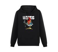 DearIrean Wizards Animated Animation Movie Ralph Bakshi Hoody Unisex Long Sleeve Hooded with Pocket Black S