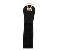 DEARMAMY 1 Pc cintura decorazioni nuziali per cerimonia vestito cinture per pantaloni bande elastiche fasce elastiche skirt pratica catena in vita Accessorio di abbigliamento pelle Black