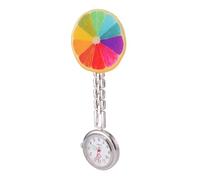 DEARMAMY 1 Pc orologio del terapista portabadge a scomparsa Uomini distintivo perni Titolare reggilibro dottore orologio da tasca con morsetto per medici orologio pendente colorato Colorful