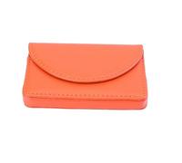 DEARMAMY 1 Pc supporto portatile Distributore nome Titolari multi chiaro versare raccoglitore carte portafogli pu business case caso aziendale custodia portatile titolare d'impresa Orange