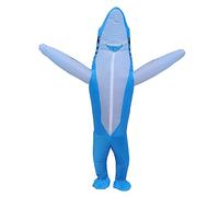 DEARMAMY 1 Pc Tuta Gonfiabile Da Dinosauro Dentro Costume Completo Per Il Corpo Dinosauro Gonfiabile Costume Gonfiabile Per Costume Di Mostri Inclusi Costumi Soffio Purificare Blue
