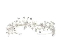 DEARMAMY 1 Pz Cerchietto Di Perle Accessori Per Per Invitati Matrimonio Decorazioni Per Da Sposa Bellissimo Accessorio Per Silver Lega