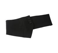 DEARMAMY 1 Pz Cintura Pratica in Vita Da Donna A Bottone Stile Elegante Per Le Donne (nero)