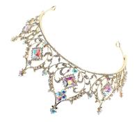 DEARMAMY 1 Pz Di Cristallo Tiara Accessori Per Da Sposa Strass Copricapo Da Donna E Bambine Ab Concorso Da Sposa Regina Fata Matrimonio Principessa Festa