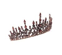 DEARMAMY 1 Pz diadema di strass quinceanera Croona di principessa Accessorio per da sposa copricapo nuziale Nozze fascia di strass fascia per le donne cristallo Viola,porpora