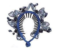 DEARMAMY 1 Pz fermaglio per con strass tu di grandi dimensioni Decorazione per bobby nozze grandi accessori per fermaglio per in strass Juan Filato Navy