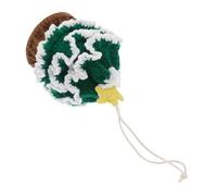 DEARMAMY 1 Pz Messenger Wool Coin Purse Women Change Pocket Cupcake Purse Mini Coin Purse Bridal Handmade Wallets For Women Vintage Wallet Bag Bag Cotton Thread