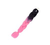 DEARMAMY 1 Pz Parrucca Africana Dreadlocks Nero Falso Parrucche Treccia Di Alla Moda Treccia Di Colore Sfumato Finto Dreadlock Parrucca Di Filo Ad Alta Temperatura