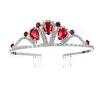 DEARMAMY 1 Pz Tiara per Sposa e Feste Cerchietto con Accessorio Nuziale per Matrimonio e Compleanni Design Raffinato e Confortevole per Speciali e Fotografici
