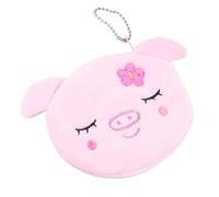DEARMAMY 1 Set Borsa Borse Taschen Lovable Gabs Portafogli Bags Purse Sacche Dorables Wallet Femminucce Chiavetta Ragazze Portachaivi Piccolo Portafoglio Portamonete in Peluche Rosa 3 Pezzi