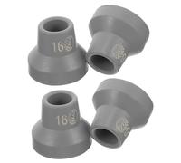 DEARMAMY 1 Set Cuscinetti Per Le Stampelle Suggerimenti Punte Del Da Passeggio Coperture Per Il Palo Da Trekking Punta Dei Piedi Della Stampella Antiscivolo 4 Pezzi