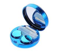 DEARMAMY 1 Set custodia per lenti a contatto caso di contatto contenitore per lenti oculari supporto per lenti cassa contenitore lenti per gli occhi portaobiettivo accessibile plastica Blu