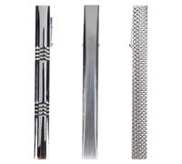 DEARMAMY 1 Set Fermacravatta Garbo The Office Camicie Uffizi Accessorio Abbigliamento Uomo Barra Della Cravatta Accessori Per Da Uomo Clip Per Cravatta Lega Silver 3 Pz