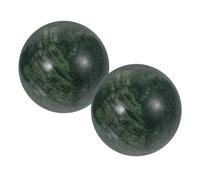 DEARMAMY 1 Set Pallamano Fitness Doppio Esercizio Avambraccio Formazione Palline Da Massaggio Per Esercizi Manuali Palla Di Mano Rotolante Palle Fitness Green 2 Pezzi